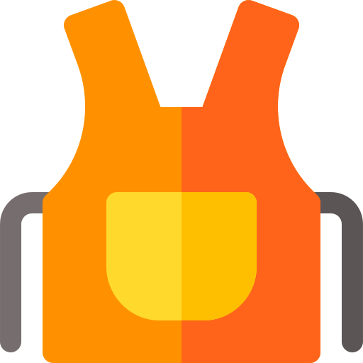 앞치마 Basic Rounded Flat icon