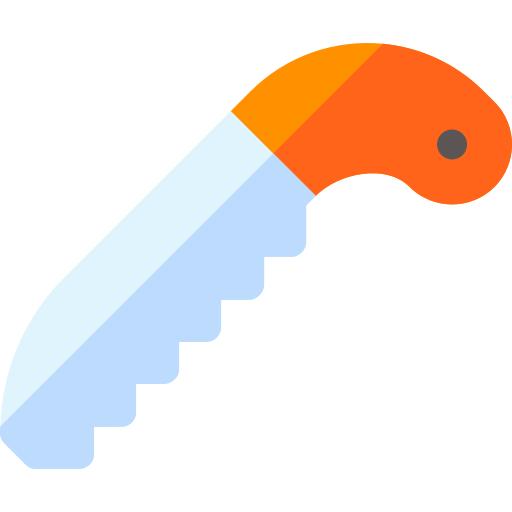 Handsaw Basic Rounded Flat icon