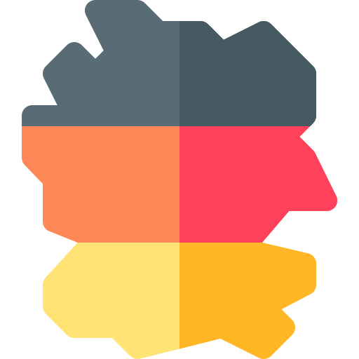 German Basic Rounded Flat icon