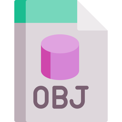 obj 파일 Special Flat icon