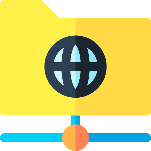 Network Basic Rounded Flat icon