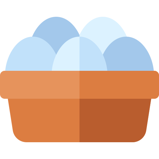 Яйца Basic Rounded Flat иконка