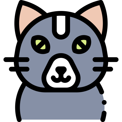 katze Detailed Rounded Lineal color icon