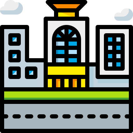 Skyline Skyclick Lineal Color icon