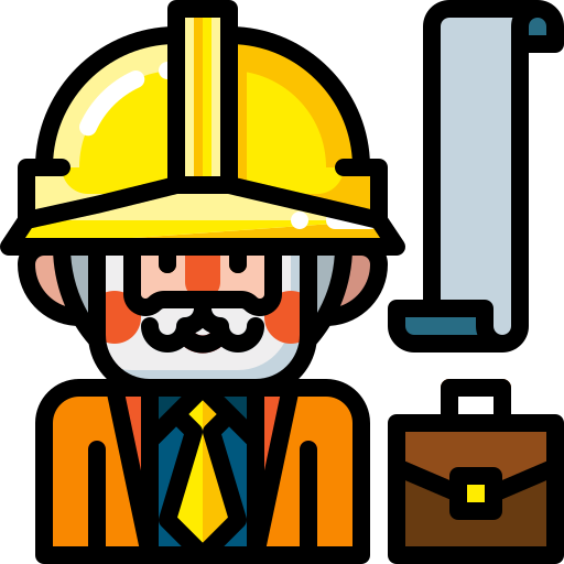 Worker Skyclick Lineal Color icon