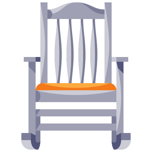 Cadeira de balanço Adib Sulthon Flat Ícone
