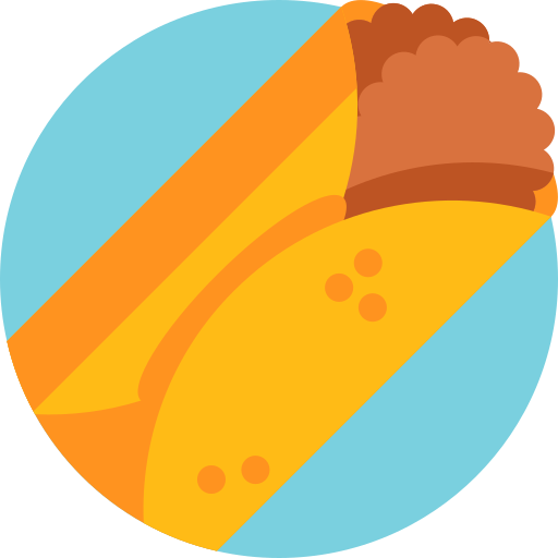 enchilada Detailed Flat Circular Flat icoon