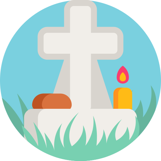 friedhof Detailed Flat Circular Flat icon