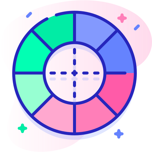 Color wheel Special Ungravity Lineal color icon