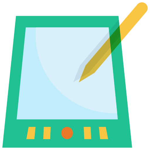 Drawing tablet Kosonicon Flat icon