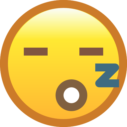 dormir Smooth Rounded Color icono