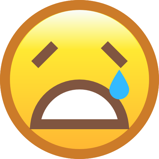 triste Smooth Rounded Color icono