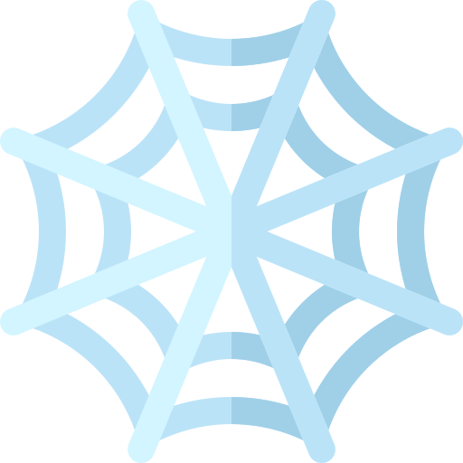 spinnenweb Basic Rounded Flat icoon
