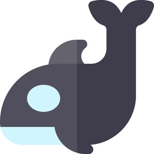 고래 Basic Rounded Flat icon