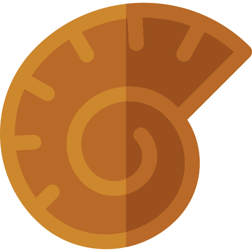 fossil Basic Rounded Flat icon