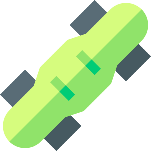 skateboard Basic Straight Flat icona