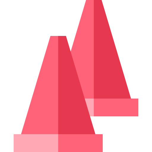 cones Basic Straight Flat icon