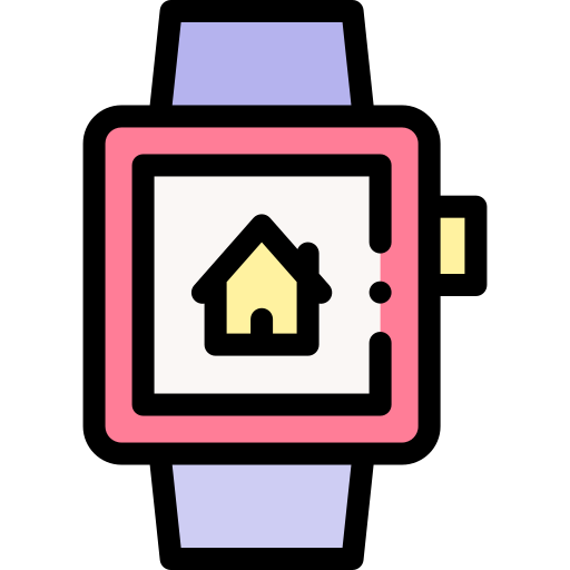 smartwatch Detailed Rounded Lineal color icon