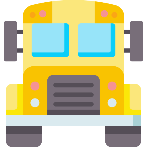 Autobús escolar Special Flat icono