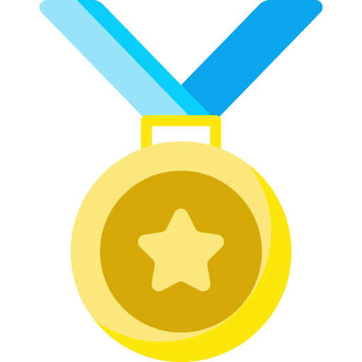 Medalha Special Flat Ícone