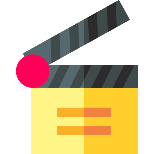 Clapper Basic Straight Flat icon