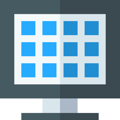 Solar panel Basic Straight Flat icon