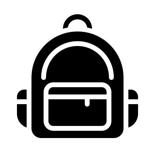 rugzak Generic Glyph icoon