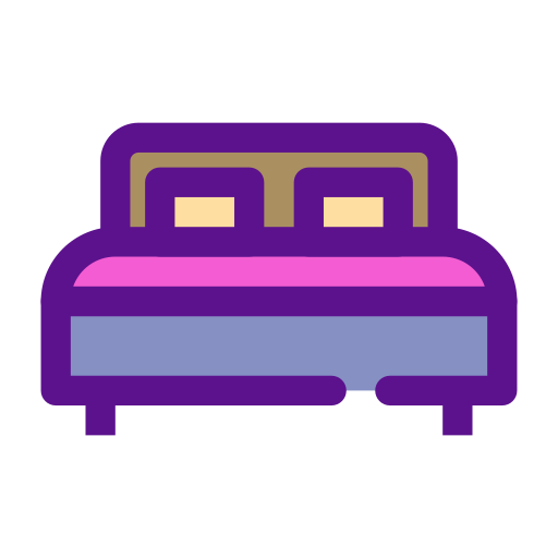 Bed Darius Dan Lineal Color icon
