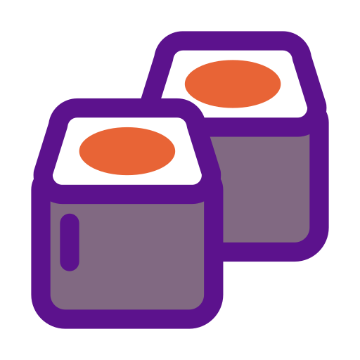sushi Darius Dan Lineal Color icona