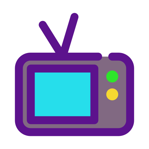 Television Darius Dan Lineal Color icon