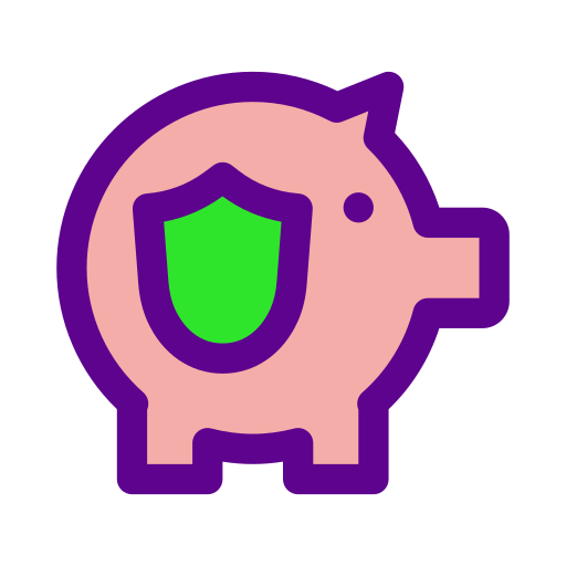 Piggy bank Darius Dan Lineal Color icon