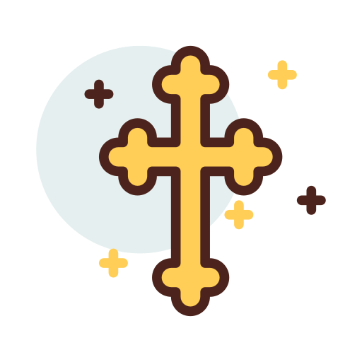 Cross Darius Dan Lineal Color icon