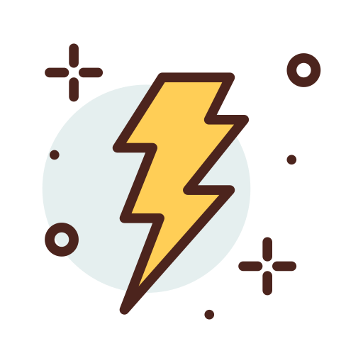 Lightning Darius Dan Lineal Color icon
