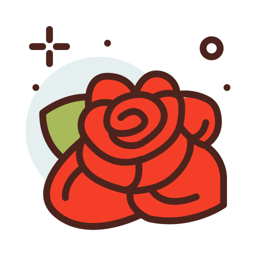 Rose Darius Dan Lineal Color icon
