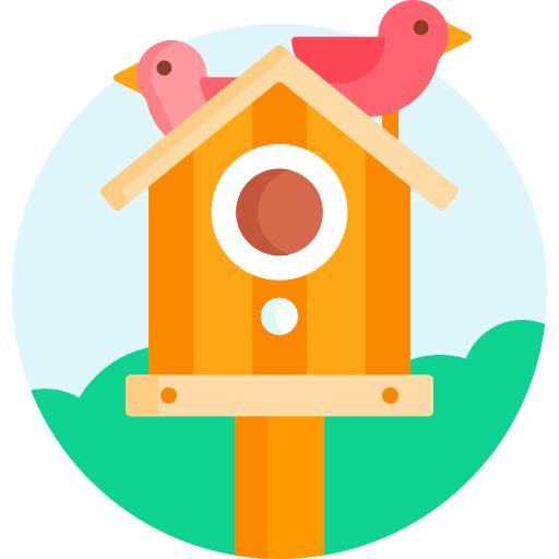 Bird house Detailed Flat Circular Flat icon