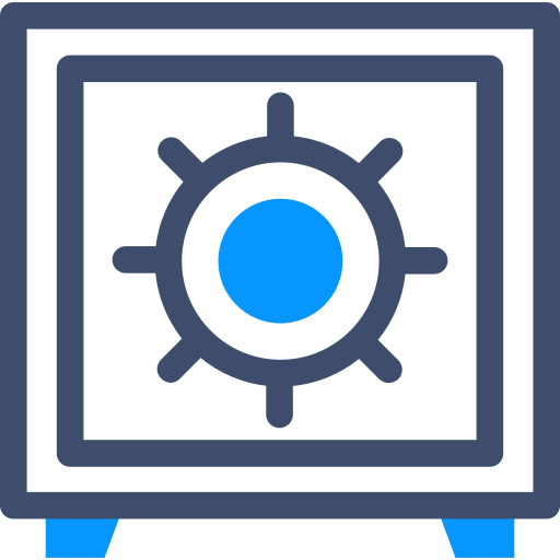 Safety lock SBTS2018 Blue icon