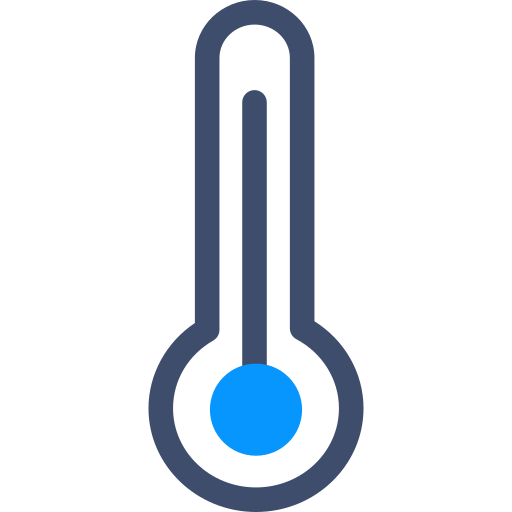 thermometer SBTS2018 Blue icoon