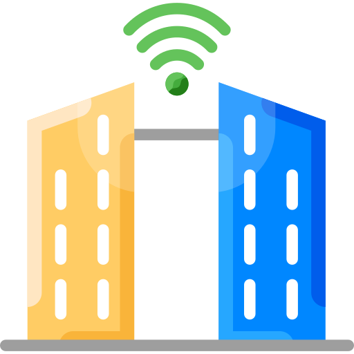 Smart city SBTS2018 Flat icon