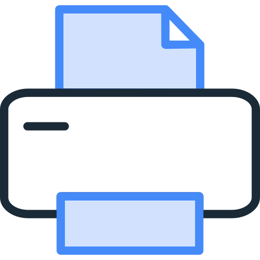 printer SBTS2018 Blue icoon