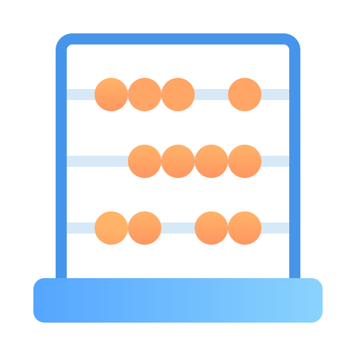 Abacus Generic Flat Gradient icon