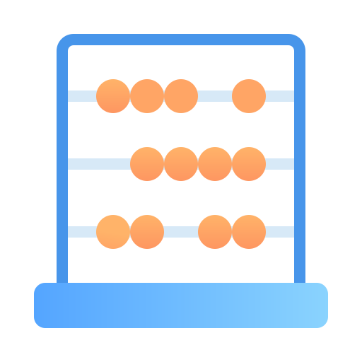 liczydło Generic Flat Gradient ikona