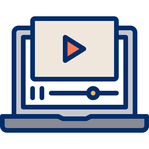 videoplayer Berkahicon Lineal Color icon