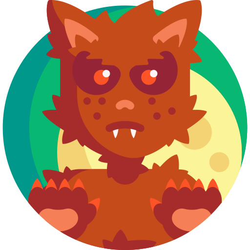 werwolf Detailed Flat Circular Flat icon