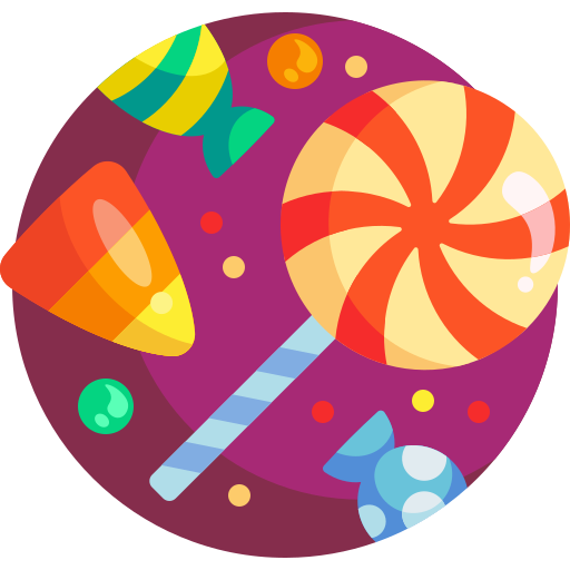 süßigkeiten Detailed Flat Circular Flat icon