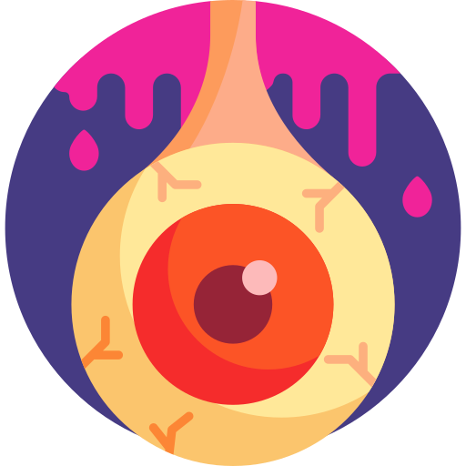 Eyeball Detailed Flat Circular Flat icon