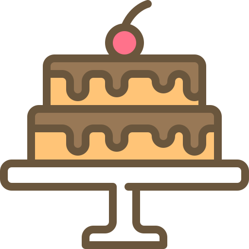 Cake Berkahicon Lineal Color icon