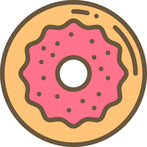 donut Berkahicon Lineal Color Icône