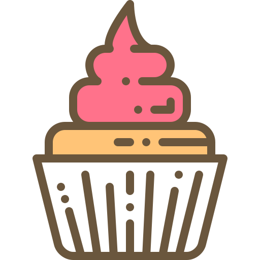 cupcake Berkahicon Lineal Color icon