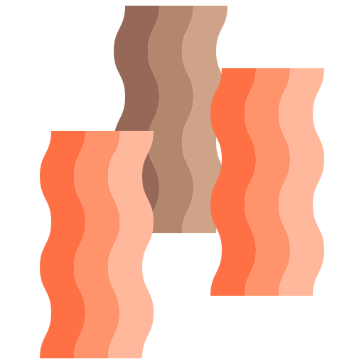 bacon Justicon Flat icona