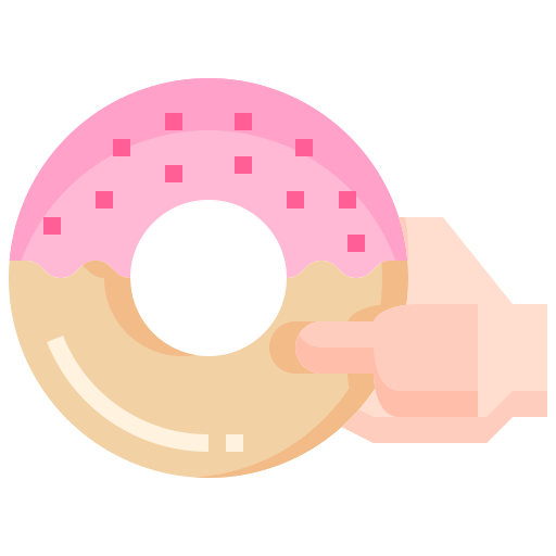 donut Justicon Flat Icône
